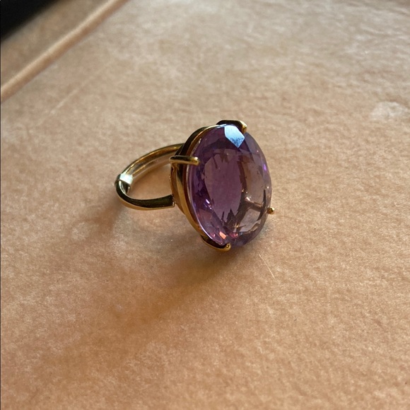 Source Unknown 18K Amethyst Ring - Picture 3 of 4
